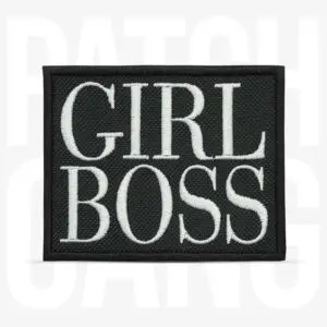 PATCH GANG Bordado termocolante Girl Boss 8,3x6,7cm - 279