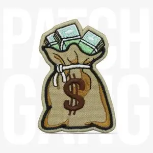 PATCH GANG Bordado termocolante Money Bag 5,4x8cm - 283