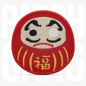 PATCH GANG Daruma oriental vermelho 6,5x6,7cm - 312