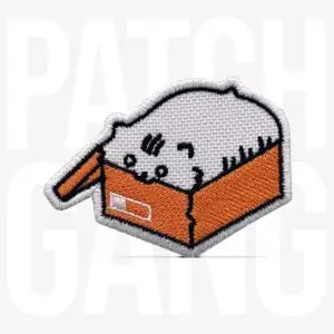 PATCH GANG Gato na caixa de tênis 6,5x4,8cm - 314