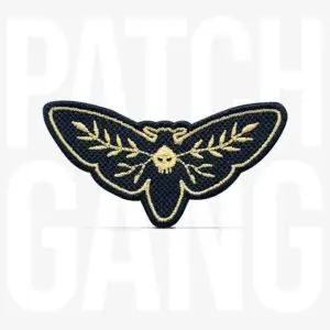 PATCH GANG Mariposa caveira 7,5x4cm - 315