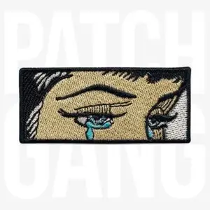 PATCH GANG Lágrimas em pop art 7x3cm - 325