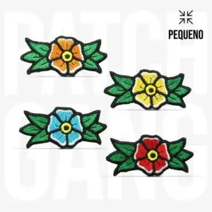 PATCH GANG Kit Florzinha Old School 6X3 4 flores - 347