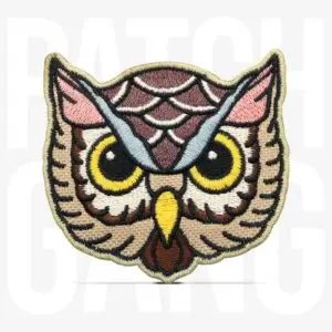 PATCH GANG Coruja Old School 7X6,5 - 348